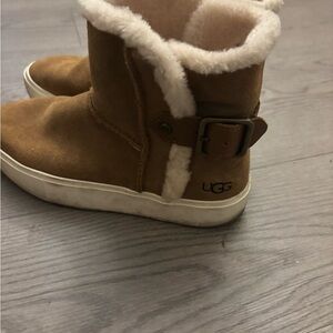 UGG Tan Shearling Lined Boots
